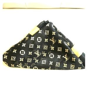 Louis Vuitton silk signature scarf